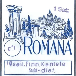 Romana kantele-strenger – sett pentatonisk (10-strengs)