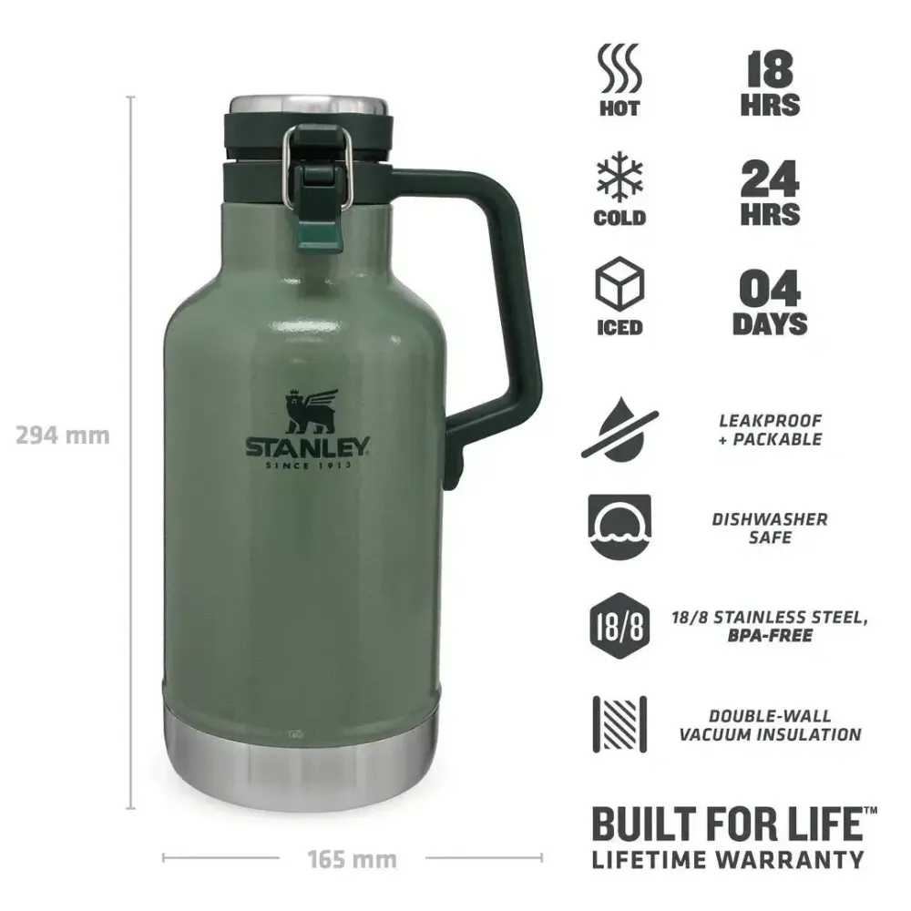 Thermos Growler Hammertone Grønn 1,9L