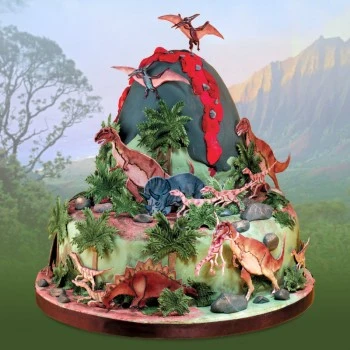Patchwork utstikker Dinosaurer, sett/8