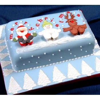Patchwork utstikker Jul, sett/3
