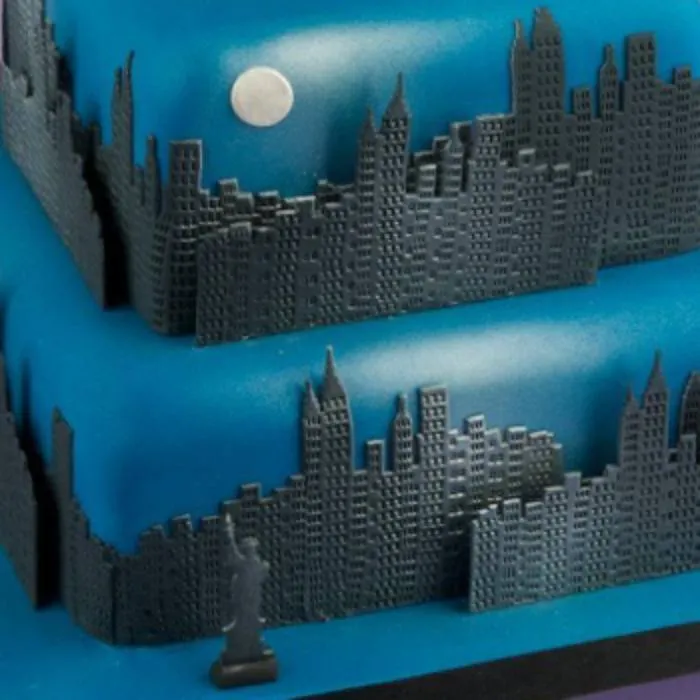 Patchwork utstikker -New York Skyline-