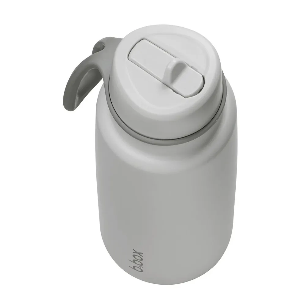 b.box Isolert Drikkeflaske med Flip-Lokk 1L - Shadow Grey