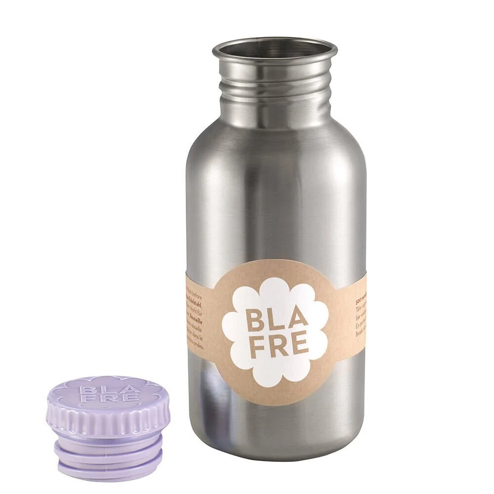 Blafre stålflaske 500ml - Lys lilla