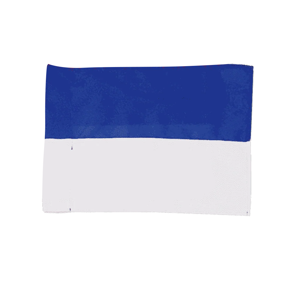 Hjørneflagg blå/hvit