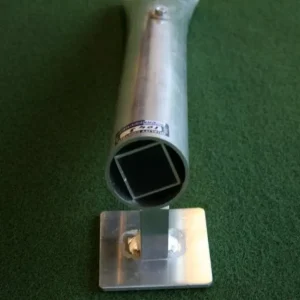 Jordrør aluminium | 30mm eller 50mm hjørneflaggstang | Inkludert vår