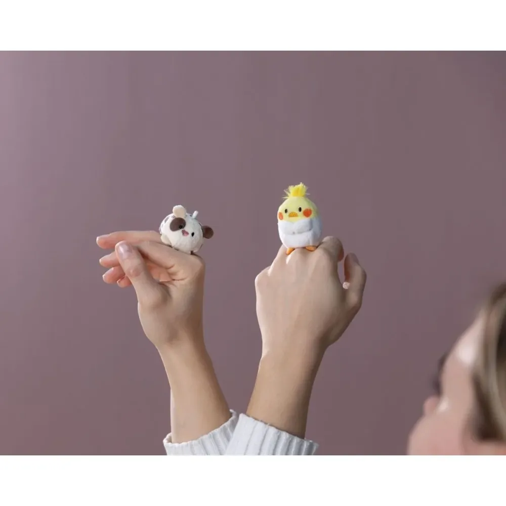 NICI MyMochi Loopies Plysj 5 cm - Vaskebjørn Rakuma