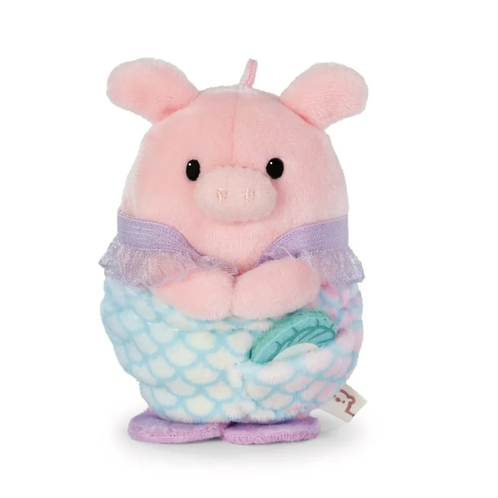 NICI MyMochi Plysj 8 cm - Gris Onk med Skjell/Havfrue klær