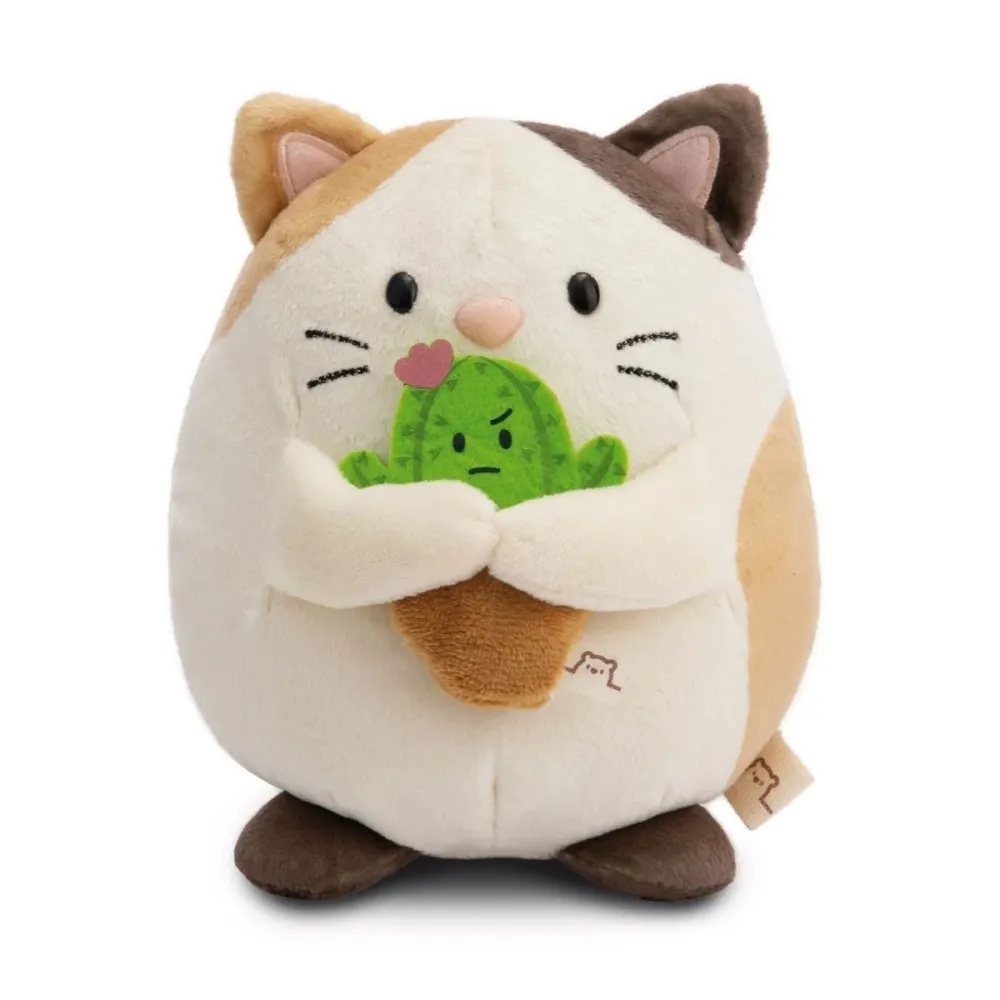 NICI MyMochi Plysj 16 cm - Katt Angy med Kaktus i Gaveeske