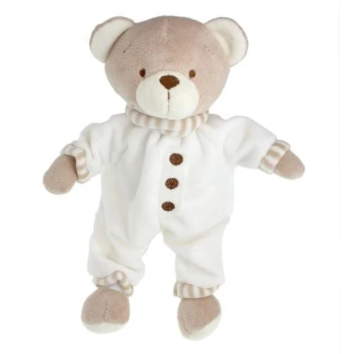 Tinka Baby Bamse med pysj 25 cm - Krem