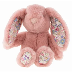 Tinka Kanin Flower 18 cm - Rosa kosekanin med blomsterører