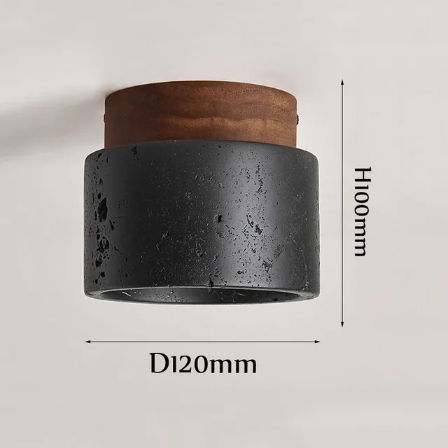 Moderne Stein Taklampe – Rustikk Belysning Stue og Gang | Luvikno
