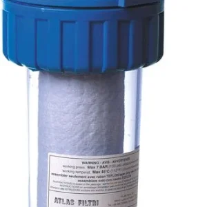 Barka, aktivt karbonfilter 10" KUN FILTERPATRON, 25 Micon, 600 ltr./time