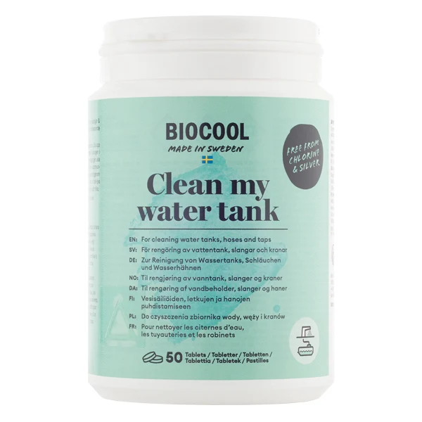 Bio Cool, Rensetabletter vanntank, 50 tabs