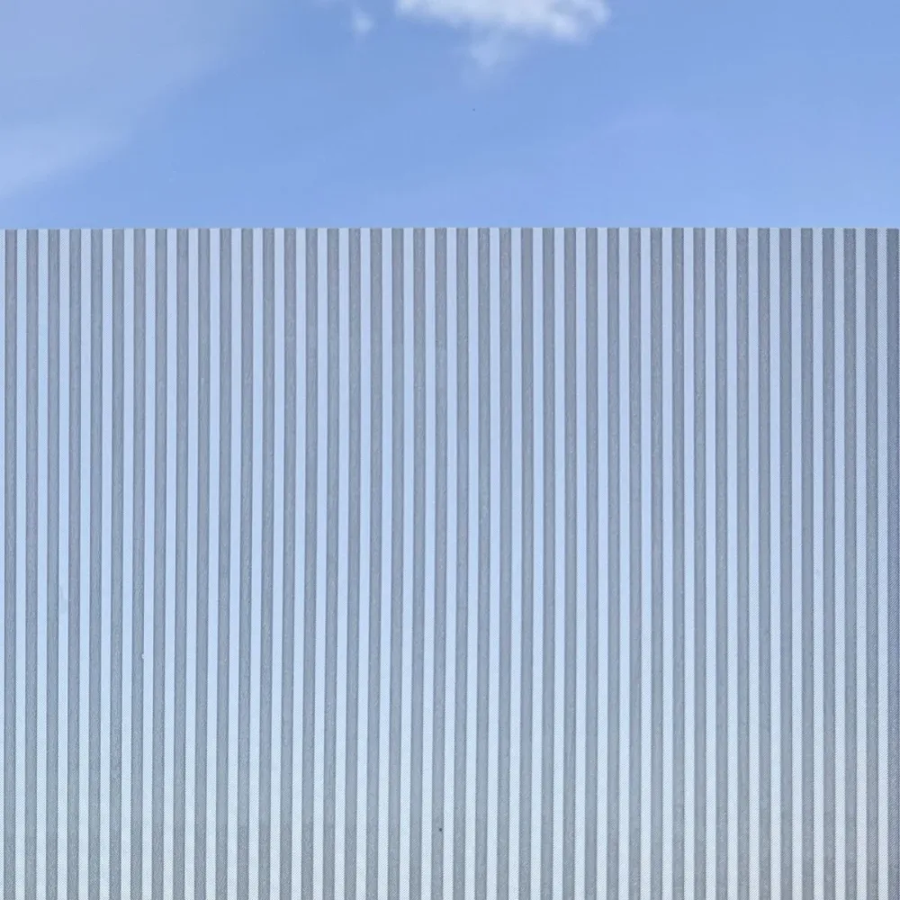 Vareprøve: Static Fluted vindusfolie