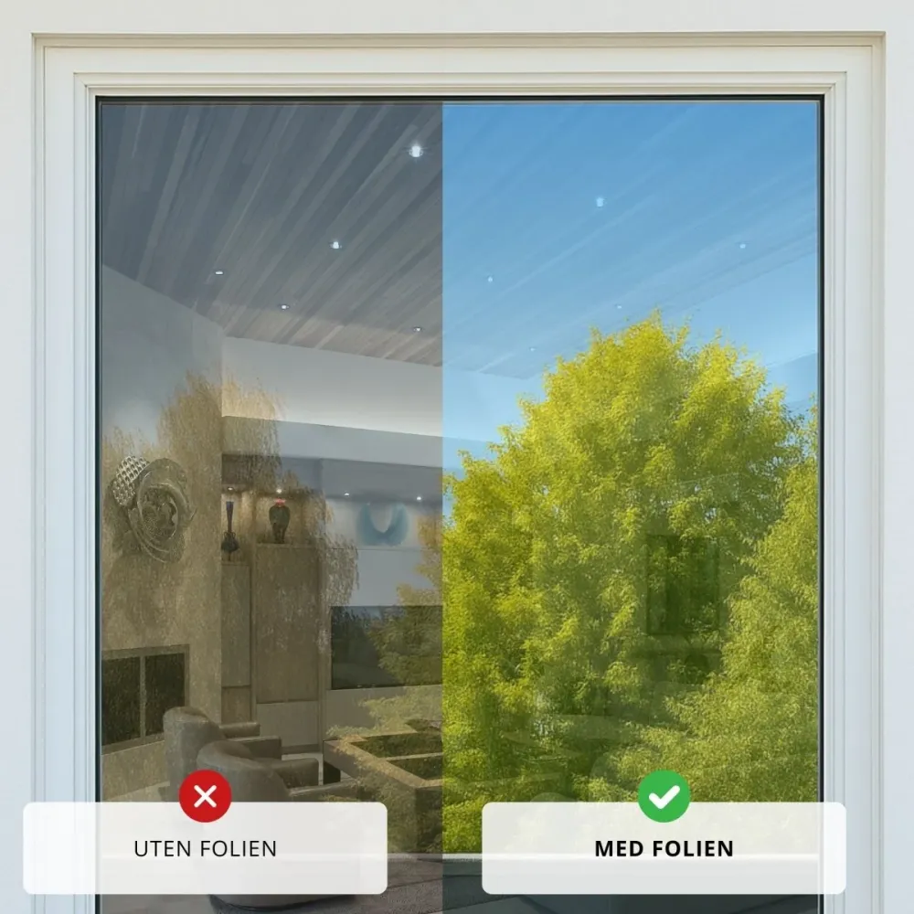 Vareprøve: Supreme Static Reflektiv vindusfolie