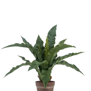 Kunstig Fuglerede Bregne i Potte 49cm
