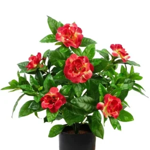 Kunstig Gardenia Fuchsia UV 39 cm