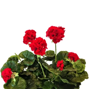 Kunstig Geranium Rød 40cm