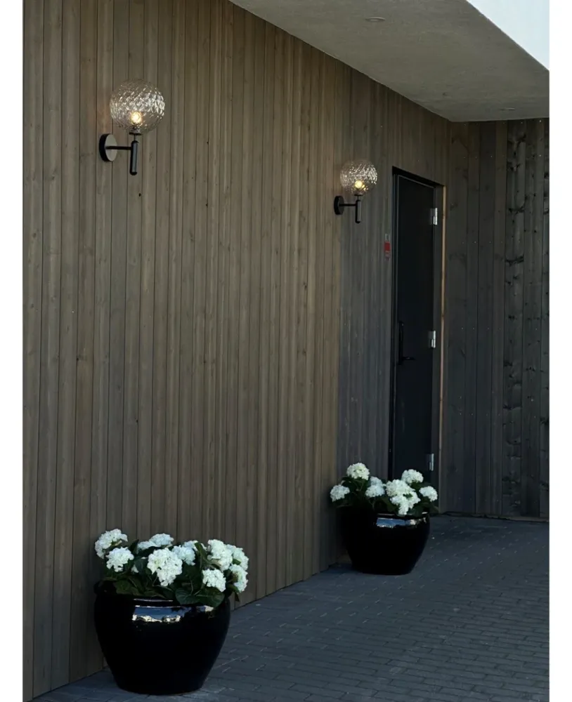 Kunstig Hortensia Deluxe Kremhvit UV 35 cm