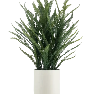 Kunstig Nestbregne i Potte Beige 127cm
