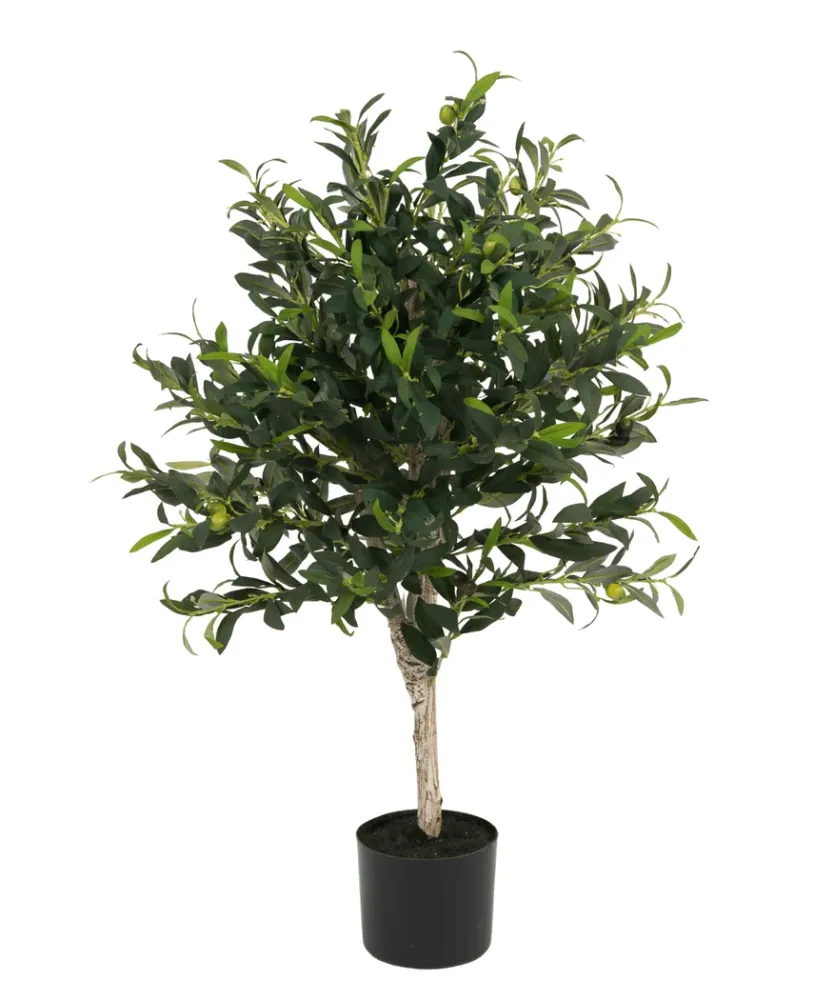 Kunstig Oliventre Sicilia m/Oliven UV 90cm