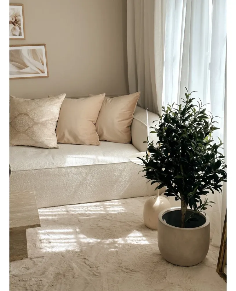 Kunstig Oliventre Sicilia m/Oliven UV 90cm