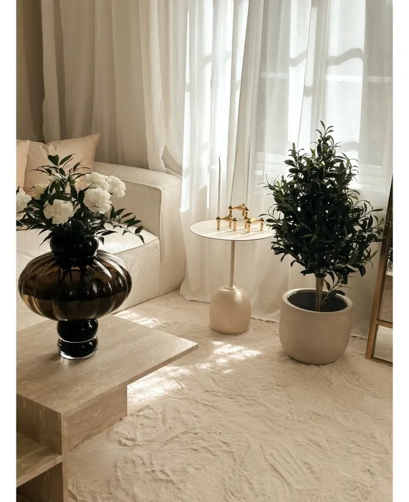 Kunstig Oliventre Sicilia m/Oliven UV 90cm