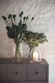 Glassvase rak 12x22
