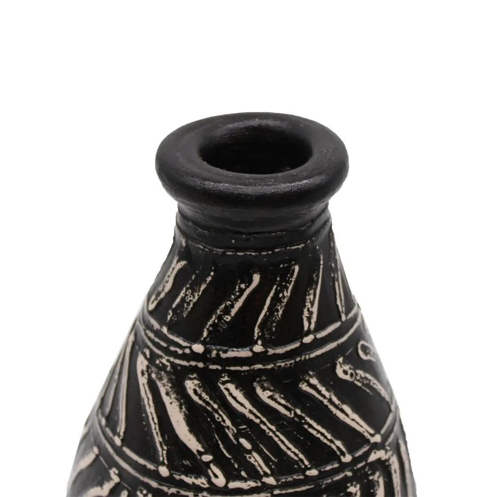 Vase Boho gresk kjegle sjokolade
