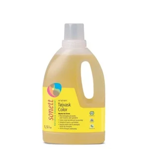 Vaskemiddel, mynte & sitron, 1,5 l, økologisk, Sonett