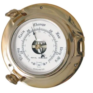 Koøyebarometer i messing