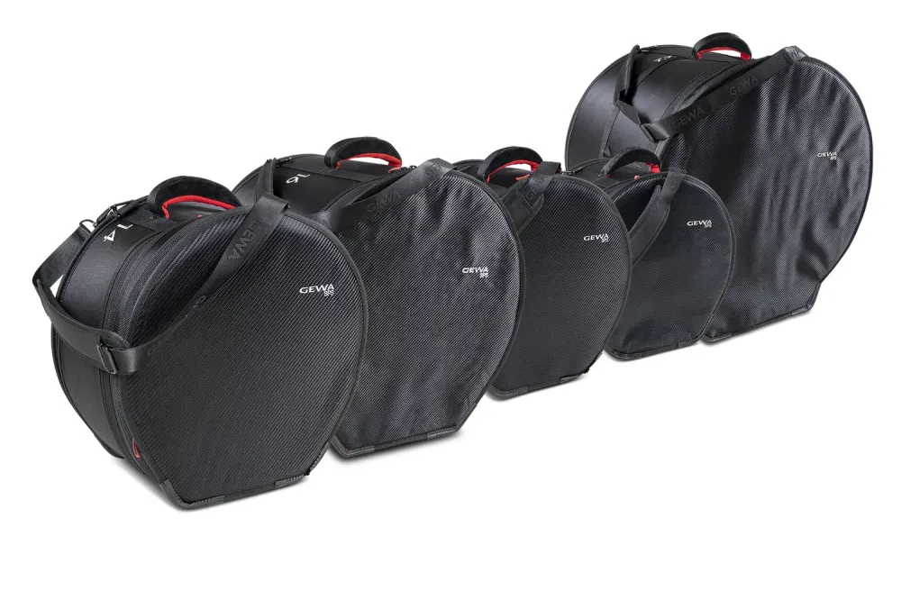 GEWA Gigbag-sett trommesett SPS - 22" x 18", 12" x 10", 13" x 11", 16" x 16", 14" x 6,5"