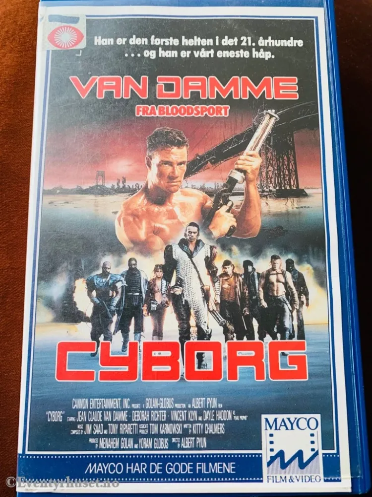 Cyborg. 1989. VHS Big Box.