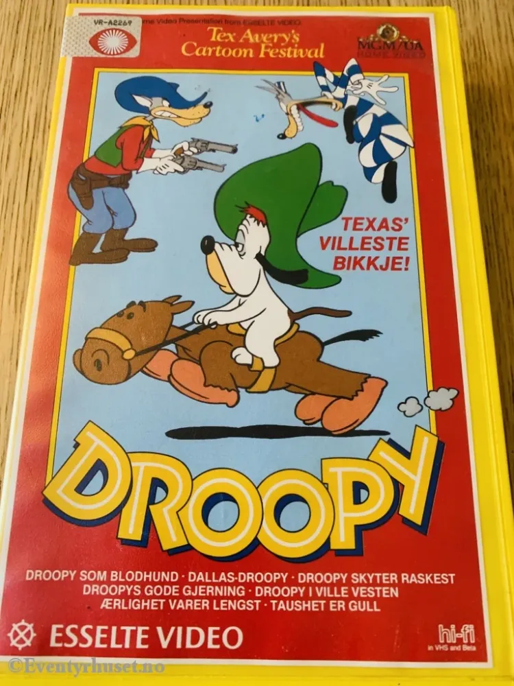 Droopy. 1943-55. VHS Big Box.