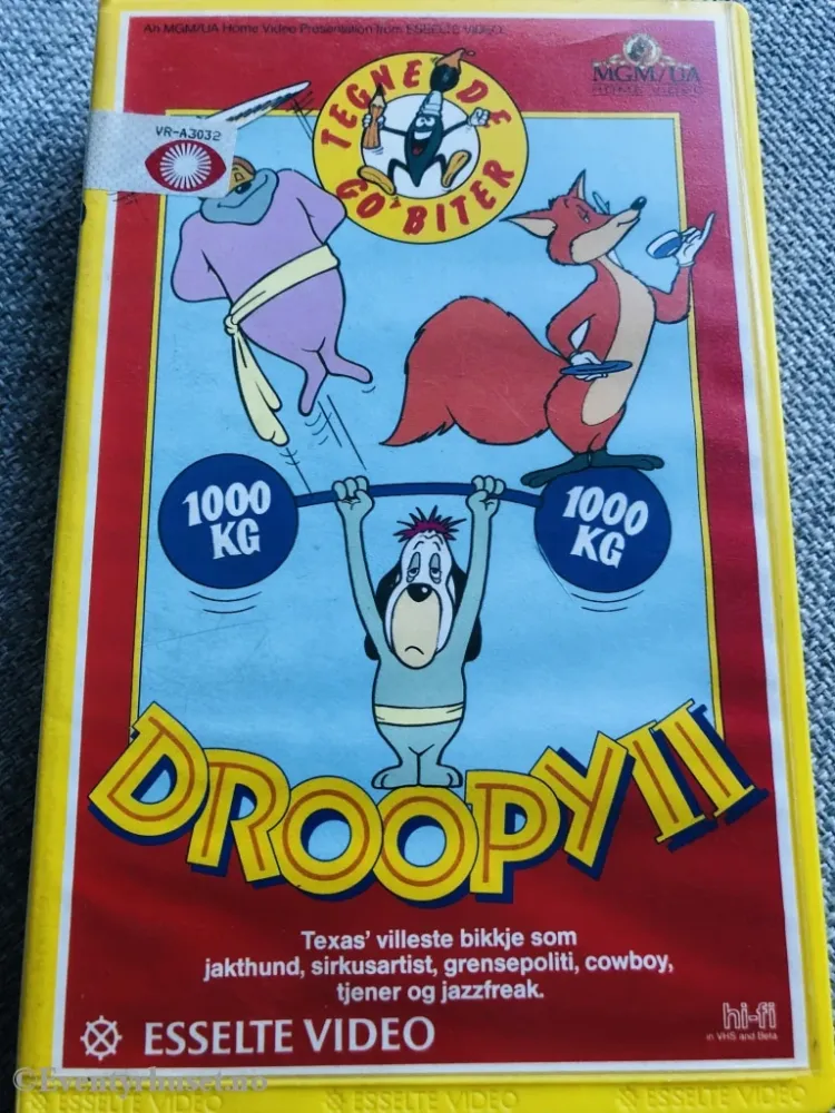 Droopy 2. 1946-54. VHS Big Box.