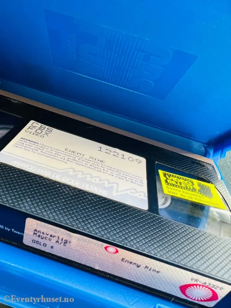 Enemy Mine. 1985. VHS Big Box.