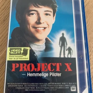 Project X - Hemmelige piloter. 1987. VHS Big Box.