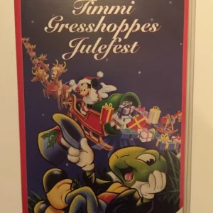 Disney VHS. Timmi Gresshoppes Julefest.