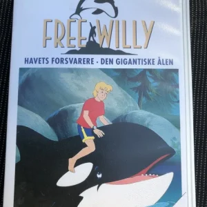 Free Willy. Tegnfilm nr. 1. Havets forsvarere - Den gigantiske ålen. 1994. VHS.