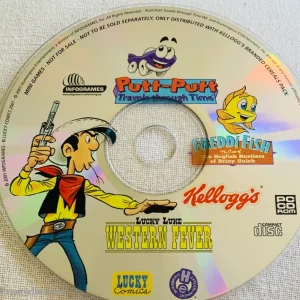Putt-Putt Travels Through Time / Freddi Fish / Lucky Luke: Western Fever (Kellogg’s Mini Games), 2001. PC-spill.