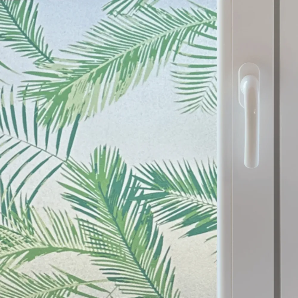 Static Premium Palme vindusfolie