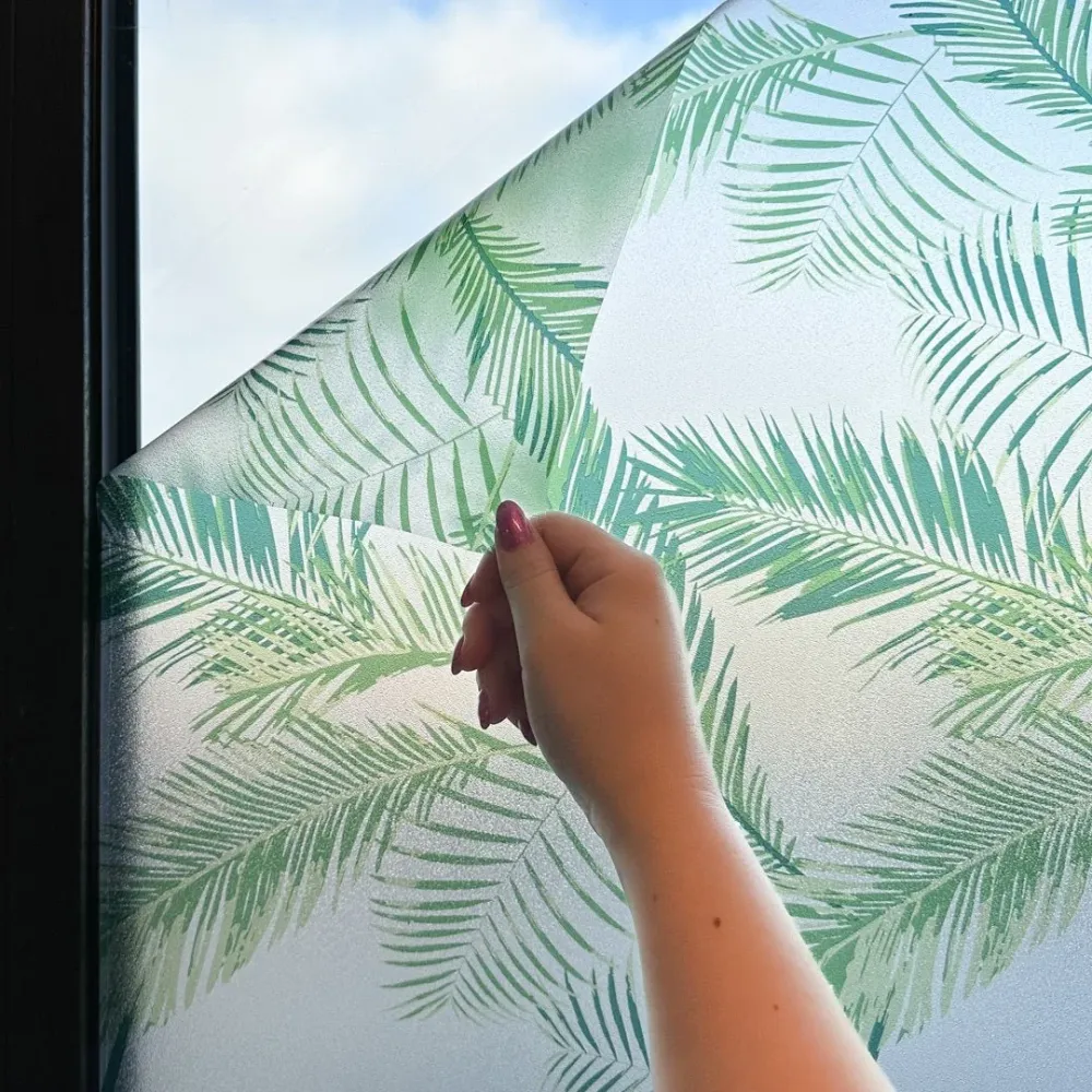 Static Premium Palme vindusfolie