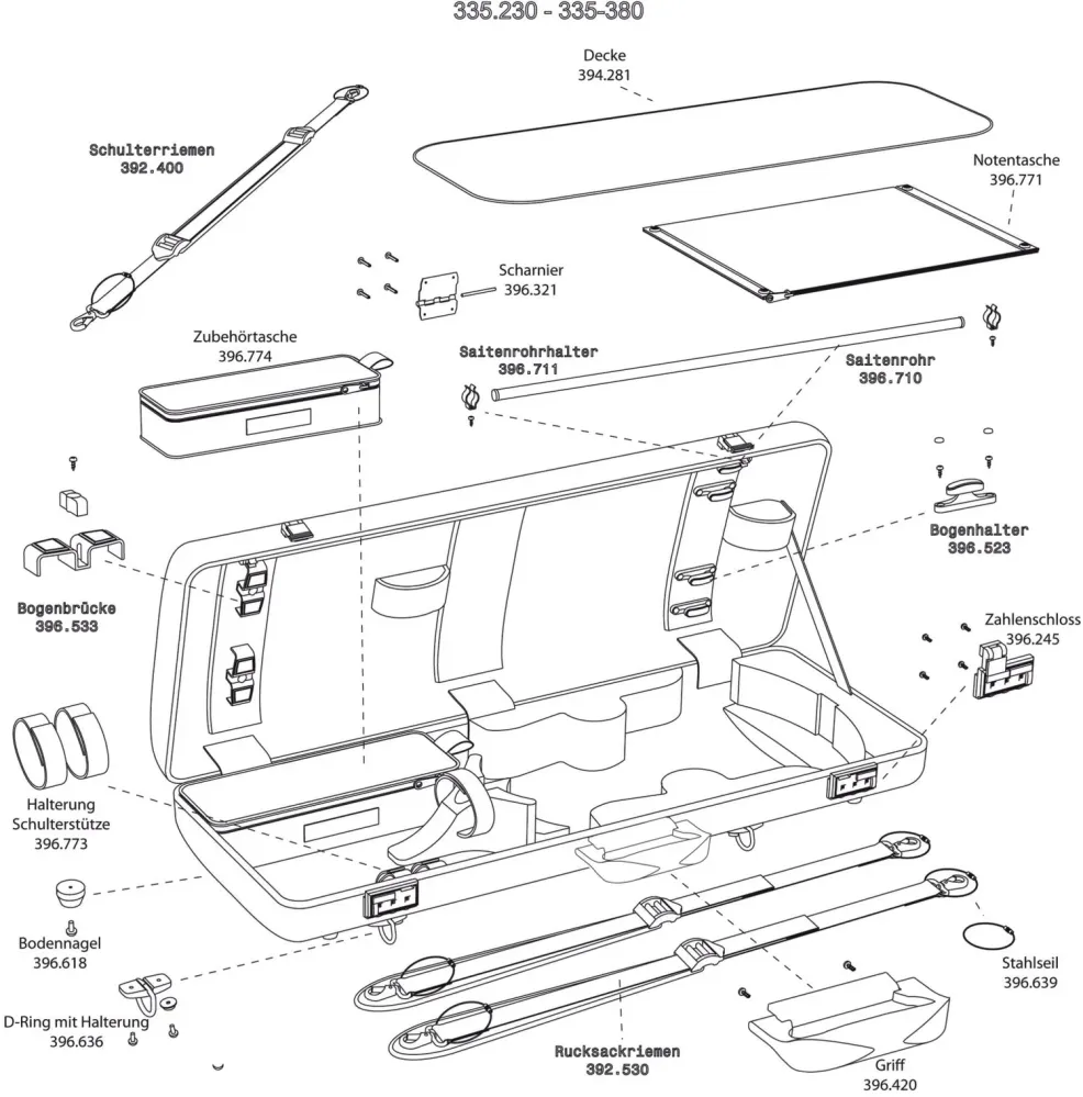 GEWA Viola case Air 2.8 - Cover