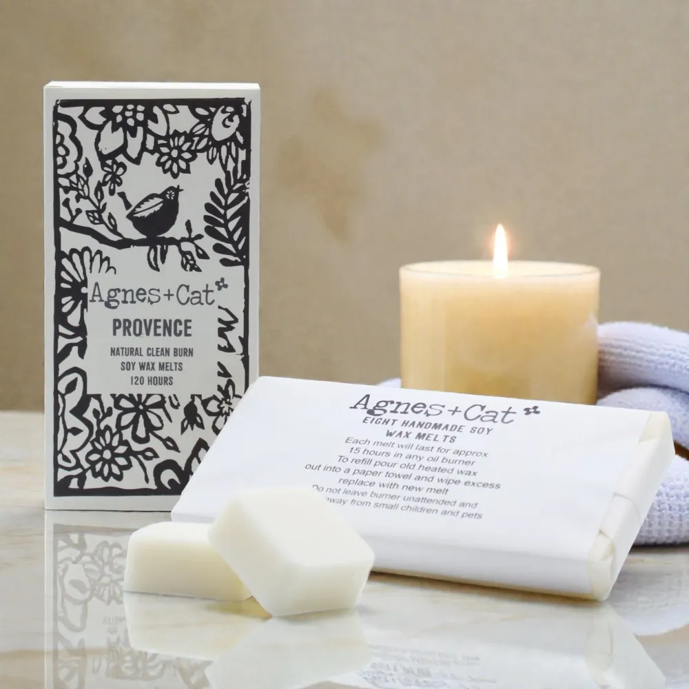 Agnes + Cat Eske med 8 voksbiter – Provence