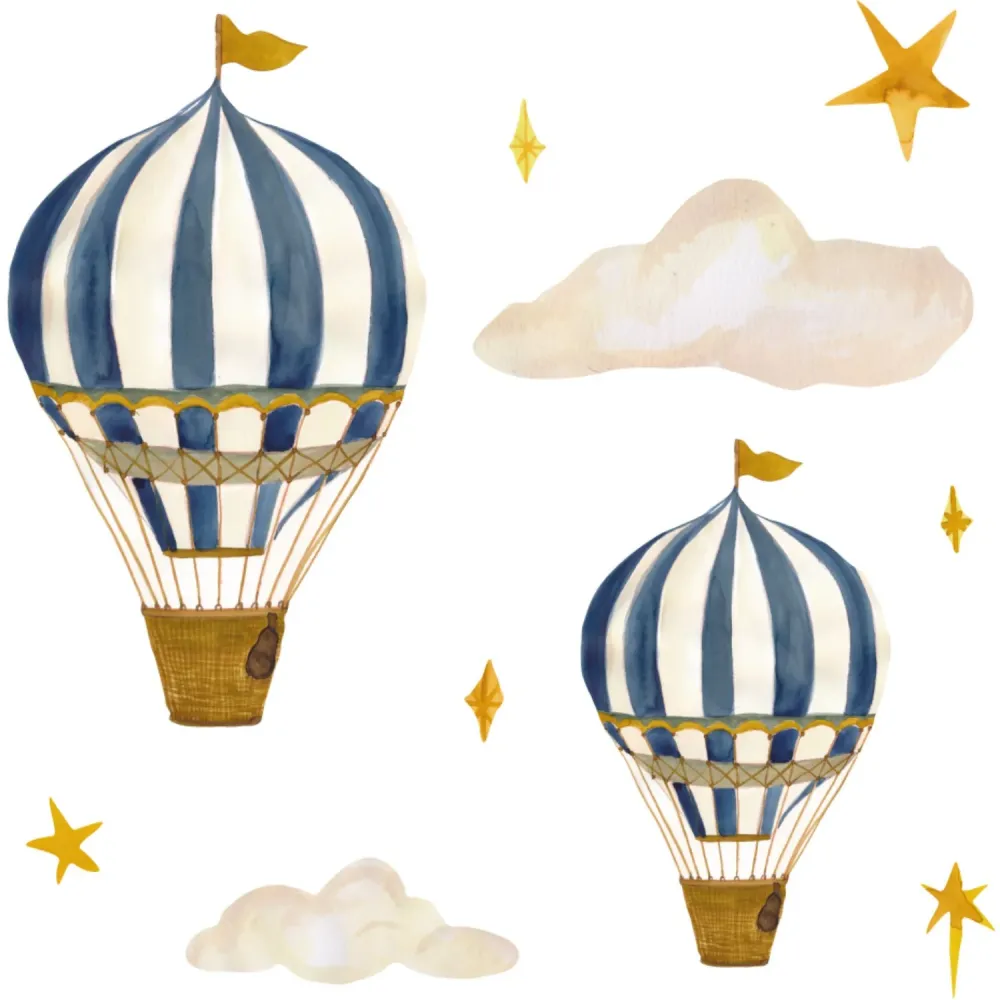 That's Mine Blue Wallsticker Dreamy Balloons