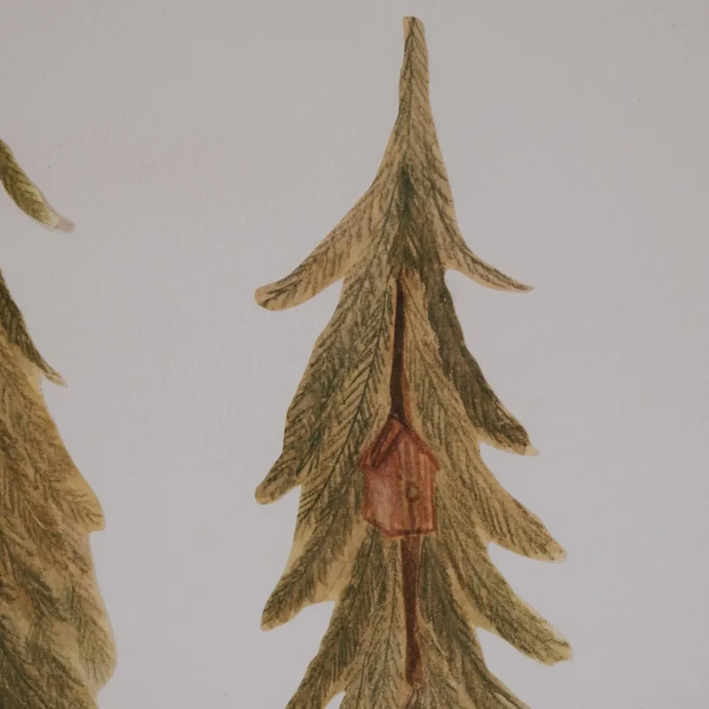 That's Mine Green Wallsticker Pinetrees Small